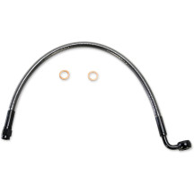 Kit de línea de freno delantero de longitud alternativa Designer Series específico para ABS — 76 cm (30"), banjo 10 mm 90°, con 