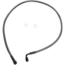 Kit de línea de freno delantero ABS específico Serie Designer — 32", Negro perlado