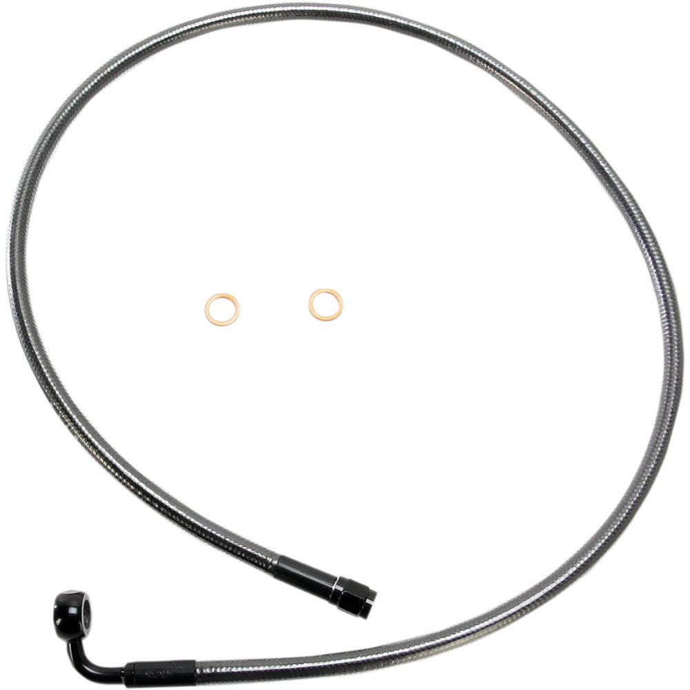 Kit de línea de freno delantero Designer Series de longitud alternativa específico para ABS — 36" de longitud, banjo superior 10