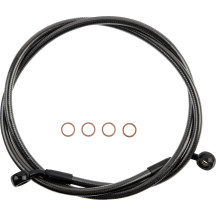E-Z Align línea trenzada de freno delantero para disco simple — 127 cm (50 in), sin ABS