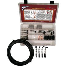 BYO® Kit básico para crear tu propia línea de freno — 7,6 m (25'), Negro, sin ABS