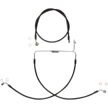 Kit de línea de freno delantero XR Stainless Extreme Response — 47.5 cm, 63.5 cm, sin ABS