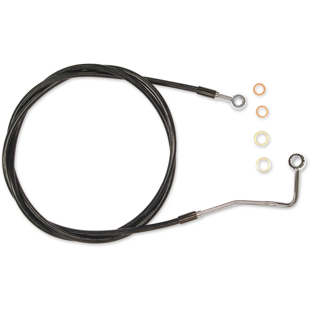 XR Línea de freno superior de acero inoxidable — 72" (183 cm), Sobredimensionado +8", Delantero superior, con ABS