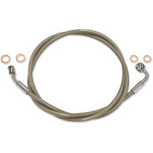 Kit de latiguillos delanteros XR Stainless Extreme Response — 45" (114.5 cm), delantero, sin ABS, cromo