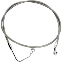 Línea de freno superior XR de acero inoxidable — 68", compatible con ABS, plateado pulido