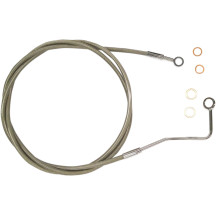 XR Latiguillo superior de freno de acero inoxidable — 178 cm (70"), Sobredimensionado +15.2 cm (6"), delantero superior