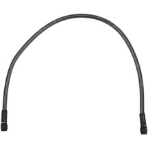 Línea de freno trenzada universal ABS — 21" (53.5 cm), Negro, Negro perlado