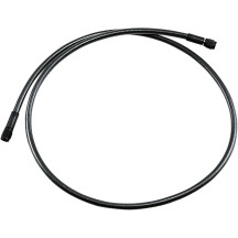 Línea de freno trenzada universal ABS — 106,5 cm (42"), Negro/Perla negra
