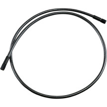 Línea de freno trenzada universal ABS — 44", negro, negro perla