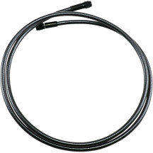 Latiguillo de freno trenzado universal ABS — 60" (152,5 cm), con ABS, Negro