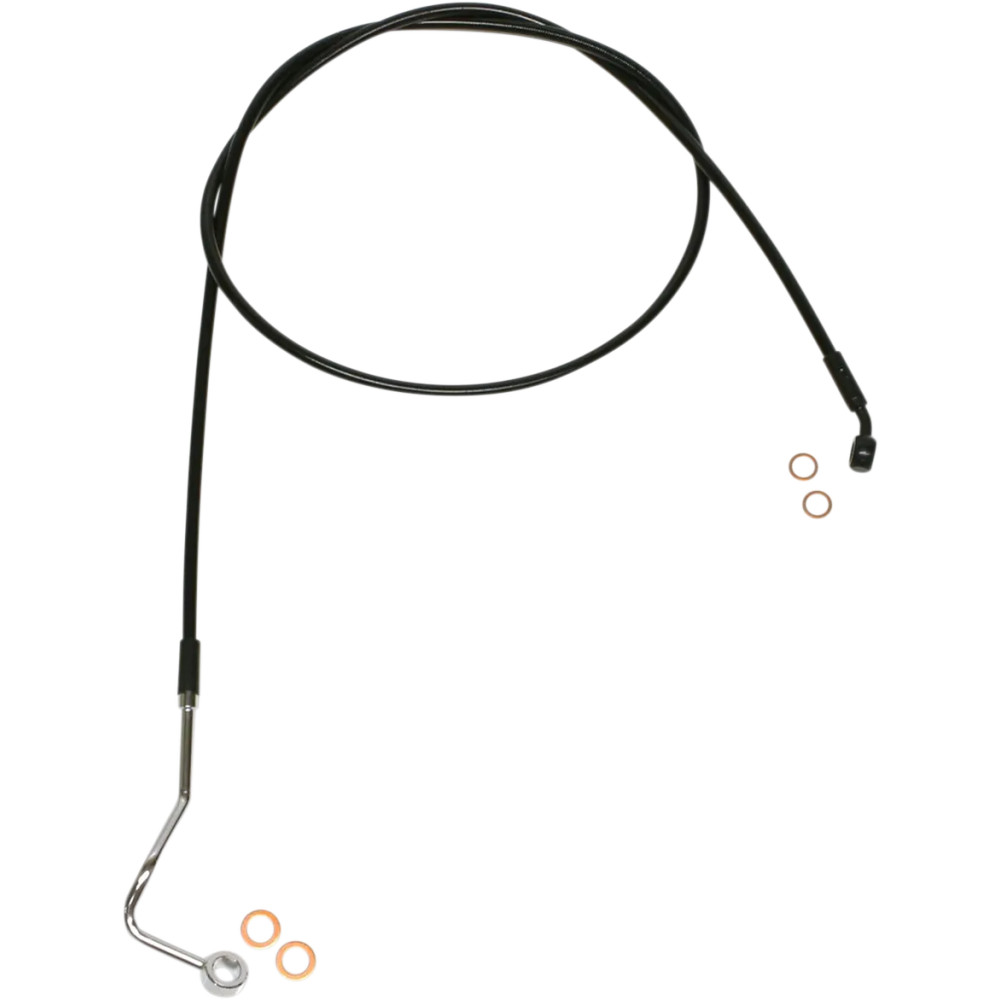 Línea de freno superior XR de acero inoxidable — 72", con ABS, negro
