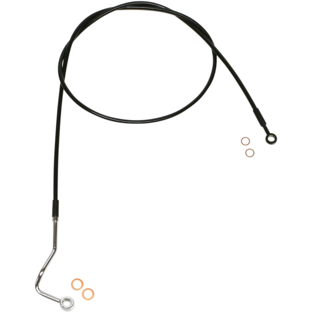 Línea de freno superior XR de acero inoxidable — 188 cm (74"), con ABS, Sobredimensionada +25.4 cm (10"), Negro