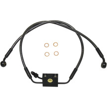 Kit de freno inferior delantero Designer Series — disco doble, con ABS, negro