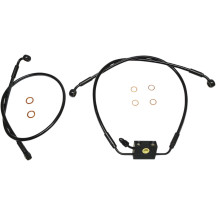 Kit de líneas de freno ABS de doble disco XR — 56 cm (22"), 39 cm (15-1/2"), negro