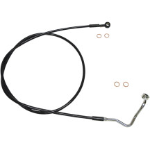 Línea de freno superior de acero inoxidable XR — 70", sobredimensionada +6", con ABS