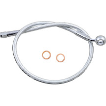 Línea de freno superior de longitud alternativa — 61 cm (24"), ABS, banjo 12 mm 35°