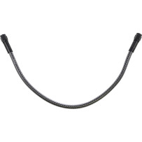 KARBONFIBR Línea de freno universal — -3 AN, 38 cm (15"), plateado