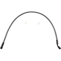 KARBONFIBR Línea de freno superior — 63,5 cm (25"), manguera -3, banjo 10 mm 35°