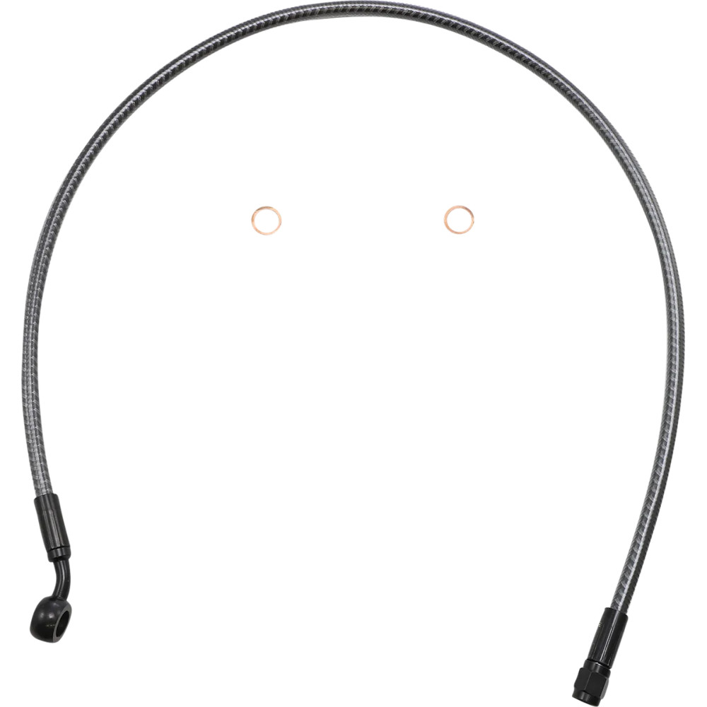 Latiguillo de freno superior KARBONFIBR — 73.5 cm (29"), -3, 10 mm 35° Banjo Fitting