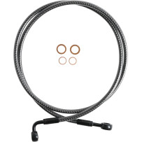 KARBONFIBR EZ-Align Línea de Freno — 50", 7/16" 180° banjo, 10 mm 90° banjo