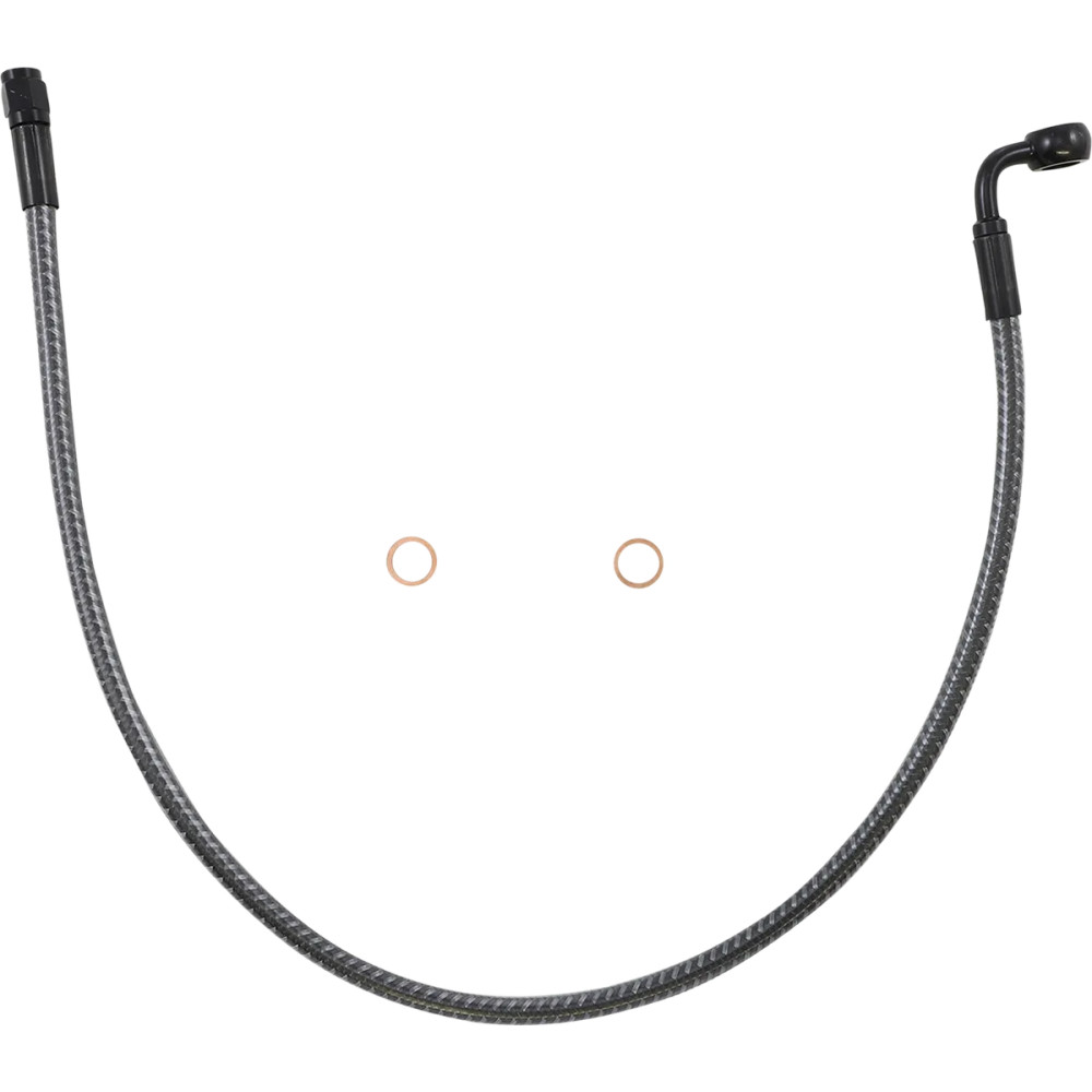 KARBONFIBR Serie Designer Kit de freno delantero superior específico para ABS — 61 cm, banjo 10 mm 90°