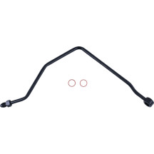 Hydraulic Control Unit Brake Line — Rear mount, attaches HCU to caliper, Black Pearl