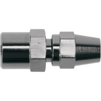 Adaptador Pro System II — -3 AN hembra a -3 AN macho, recto, negro