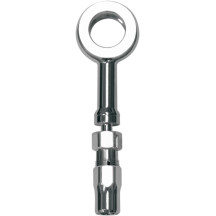 BYO® Build-Your-Own Banjo with Fitting — 7/16\" straight banjo fitting, stainless steel, chrome
