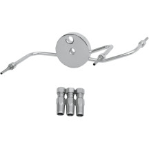 BYO® Build-Your-Own Tee de freno — cromo, acero inoxidable