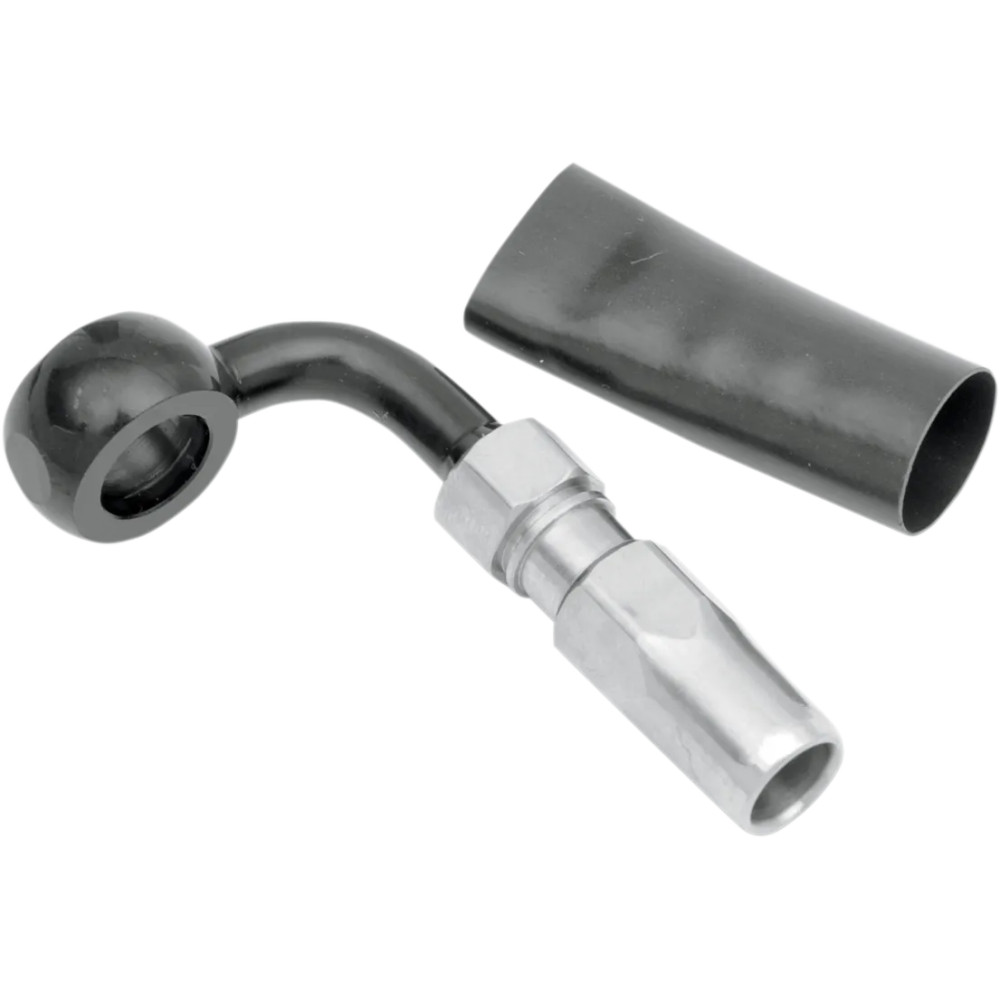 BYO® Construya su propio banjo con accesorio — 10 mm 90° banjo, 3/8" 90° banjo, acero inoxidable, Negro, Cromo