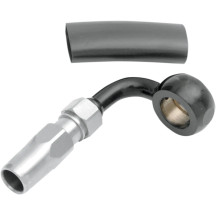BYO® Banjo personalizable con accesorio — Conector banjo 7/16" 90° , negro, cromado