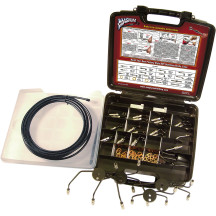 BYO® Kit maestro para líneas de freno personalizables — Negro