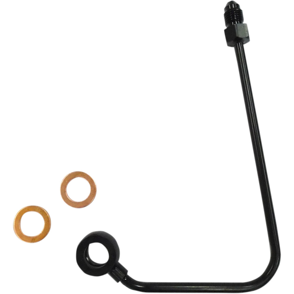 Adaptador de línea de freno superior ABS — AN-3 macho, Negro perla