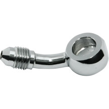 Racor banjo -3 AN — 3/8" (10 mm), AN-3 macho, cromo
