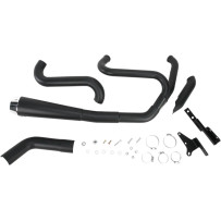 Road Rage 2:1 sistema de escape — silenciador 4", 2-Into-1 System, Negro