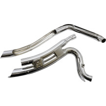 Sistema de escape Speedster Swept Short — Short Swept, sistema 2-into-2, cromado