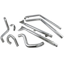 Sistema de escape True Duals con silenciadores de cola de pez — con baffles