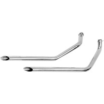 Staggered Dual Slash Cut Drag Pipes