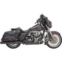 Sistema True-Dual Down Under — silenciadores de 4", 2-into-2, negro