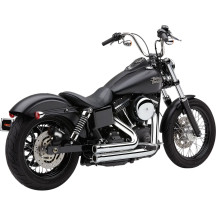 Sistema de escape Speedster 909 — sistema 2-Into-2, silenciador 88.9 mm (3.5"), Cromo