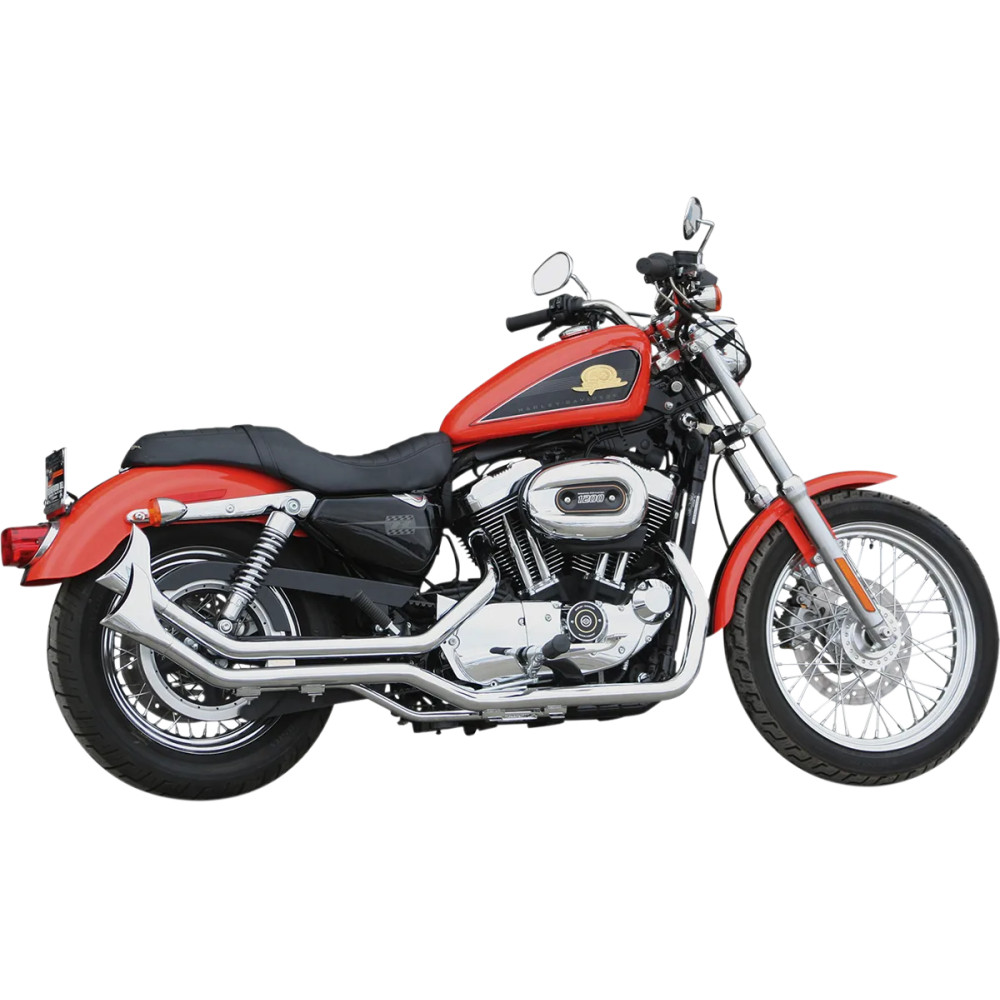 1-3/4" Side-by-Side Upsweep Fishtail Exhaust System