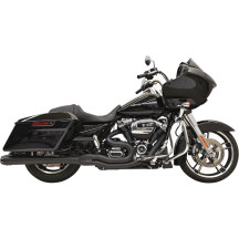 Road Rage 2:1 B4 Exhaust System — 2-Into-1 system, 4" muffler, Black