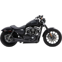2-into-1 El Diablo Exhaust System — 88.9 mm (3-1/2\") muffler, black