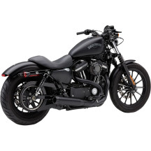 2-into-1 El Diablo Exhaust System — 88.9 mm (3-1/2\") muffler, black