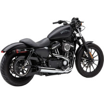 El Diablo 2:1 Sistema de escape — 88.9 mm (3-1/2") silenciador, sistema 2-into-1