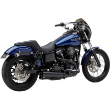 El Diablo 2:1 Sistema de escape — 88.9 mm silenciador, sistema 2-en-1, Negro