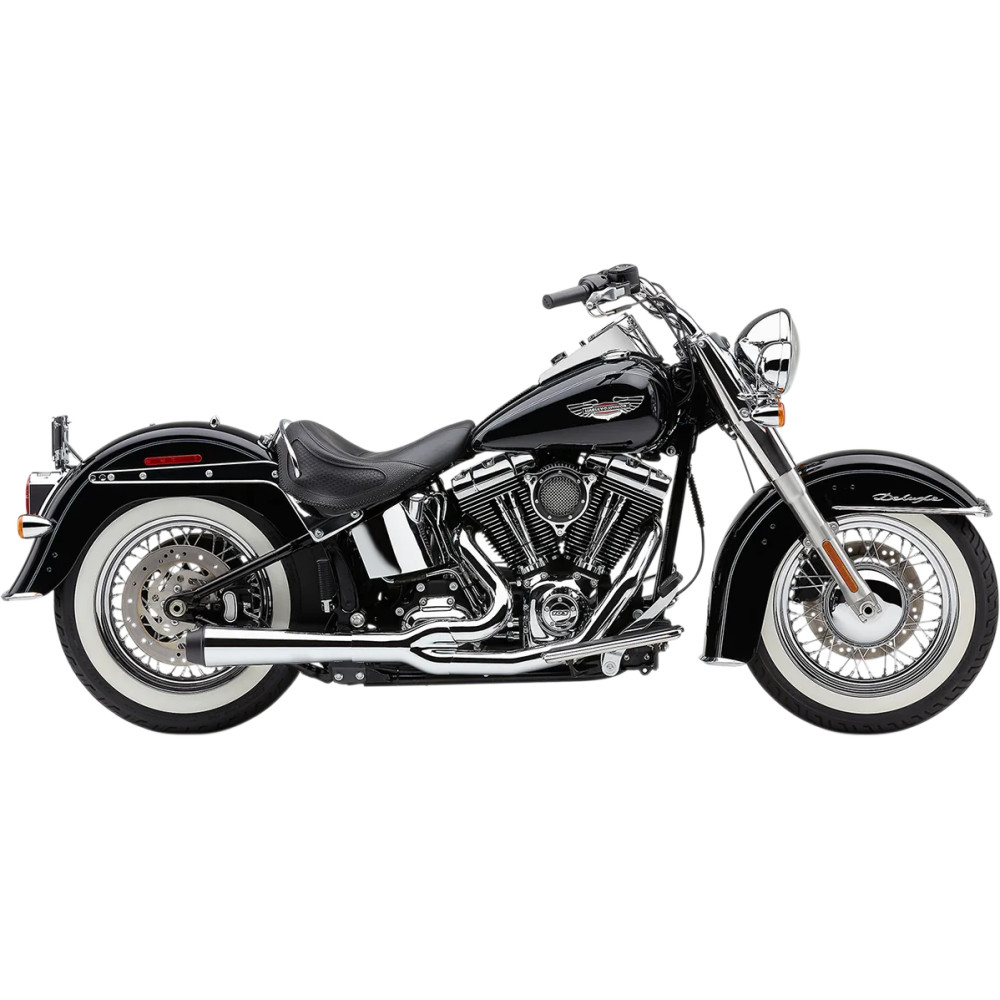 El Diablo 2:1 Exhaust System — 10 cm (4") muffler, 2-Into-1 system