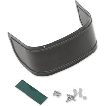 Chrome Plated Steel Front Fender Skirt — Smooth