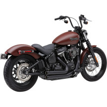 Speedster 909 Sistema de escape — 2-into-2, 88.9 mm (3.5"), negro