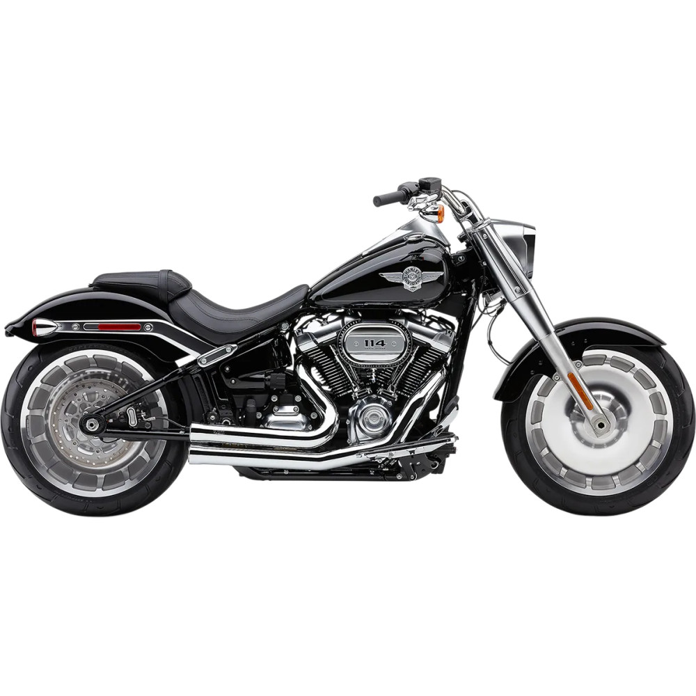 Sistema de escape Speedster 909 — Corto, silenciador 3.5", 2-into-2, Cromo